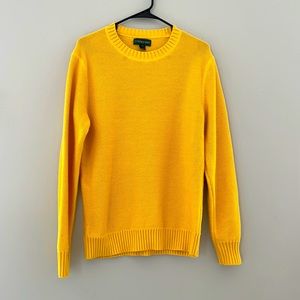 New WoT J. Crew / Always Oversized Yellow Sweater Size S